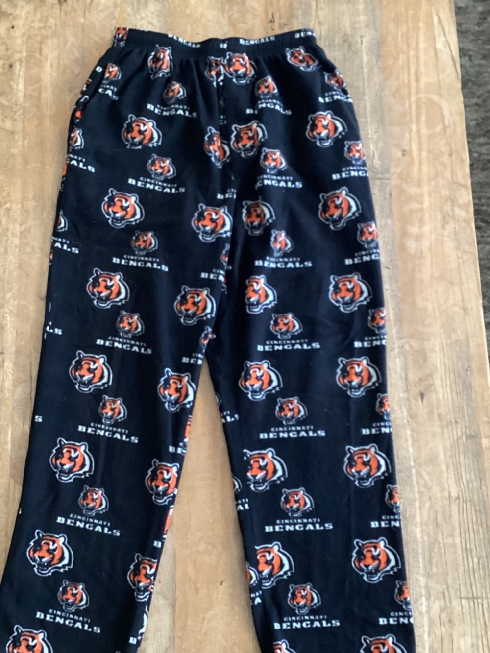 Cincinnati Bengals Black & Orange Logo Lounge Pants